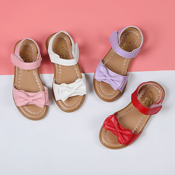 Άνετα παιδικά σανδάλια με κορδέλα σε διάφορα χρώματα, για κορίτσια