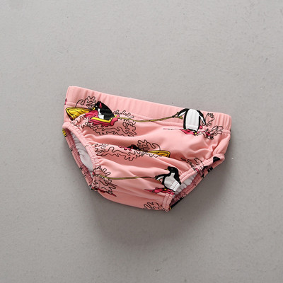 Costum de baie copii pentru baieti cu imprimeu in trei culori