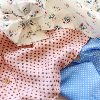 Παιδικό κομψό πουκάμισο για τα κορίτσια σε τρία φρέσκα χρώματα, τρία μοντέλα