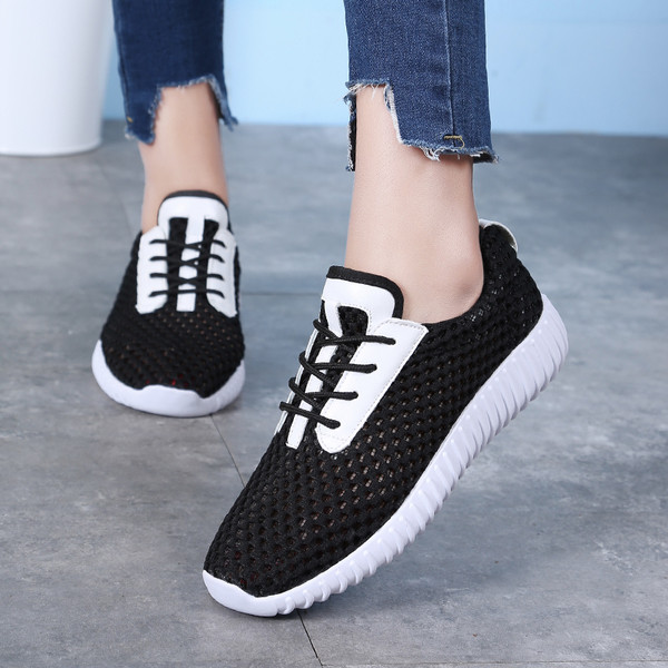 Adidasi de vara pentru adolescente in mai multe culori cu cravate