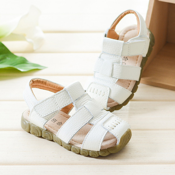 Παιδικά σανδάλια από οικολογικό δέρμα με μαλακές σόλες σε διάφορα χρώματα