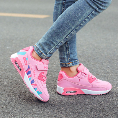 Цветни летни маратонки за момичета тийнейджъри с велкро лепенки