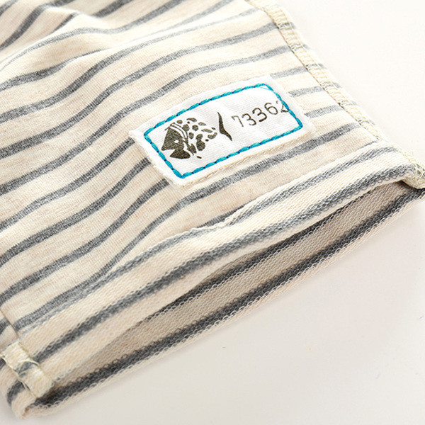 Sport - pantaloni scurți casual pentru copii în dungi pentru băieți - două culori