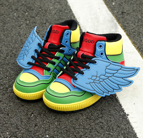 Adidași colorați pentru copii pentru fete și băieți cu decor 3D