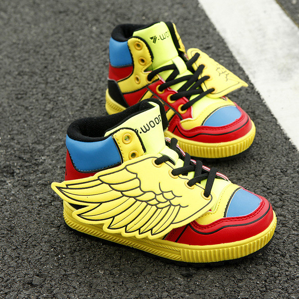 Adidași colorați pentru copii pentru fete și băieți cu decor 3D