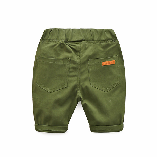 Pantaloni scurți pentru băieți cu talie elastică - două culori