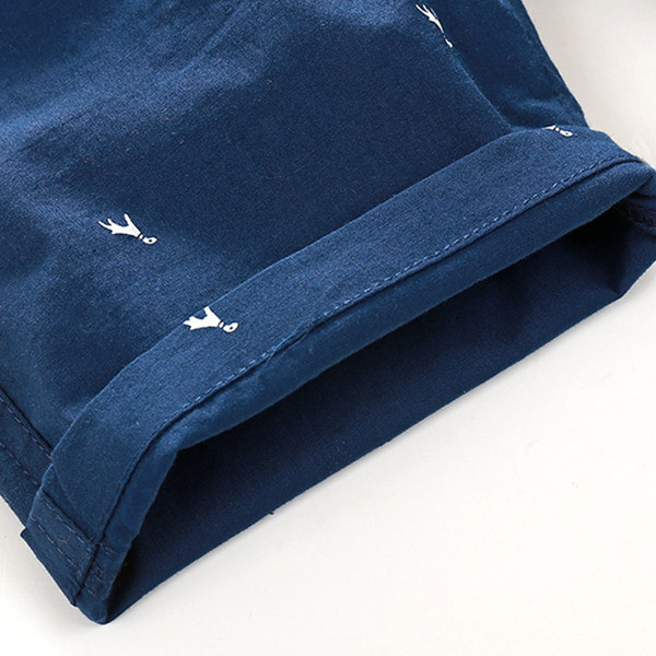 Καθημερινά παιδικά σορτςγια αγόρια με μίνι εφαρμογές - δύο χρώματα