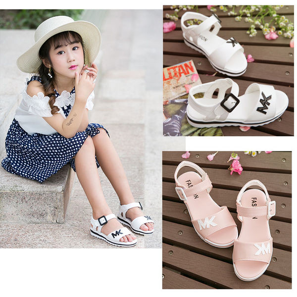 Καθημερινά σανδάλια σε λευκό και ροζ χρώμα