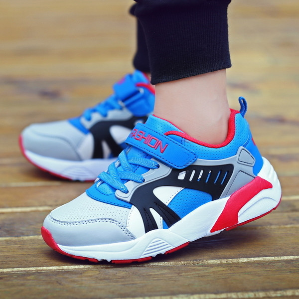 Tenisi casual pentru copii cu motive colorate pentru baieti