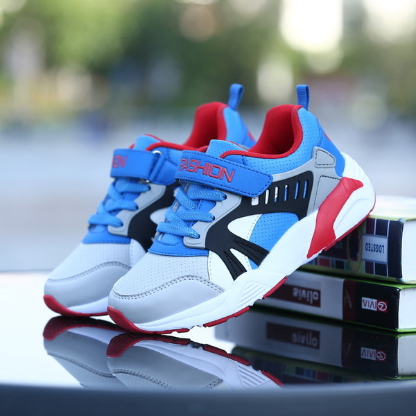 Tenisi casual pentru copii cu motive colorate pentru baieti