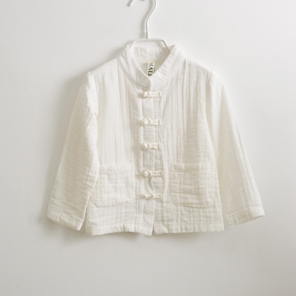 Cămașă eterică pentru copii blândă pentru băieți cu nasturi în două culori