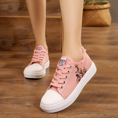 Tenisi de panza in mai multe culori pentru fete cu imprimeu