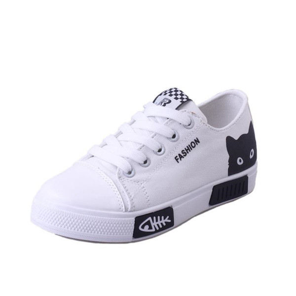 Tenisi de panza in mai multe culori pentru fete cu imprimeu