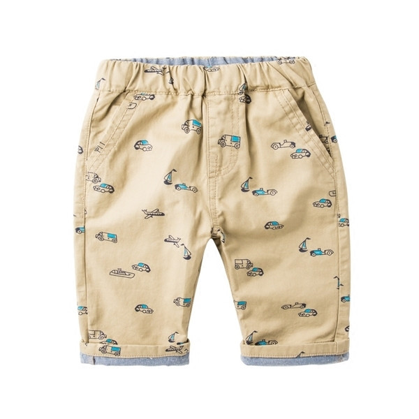 Pantaloni scurți de vară pentru băieți cu mini aplicații - două culori