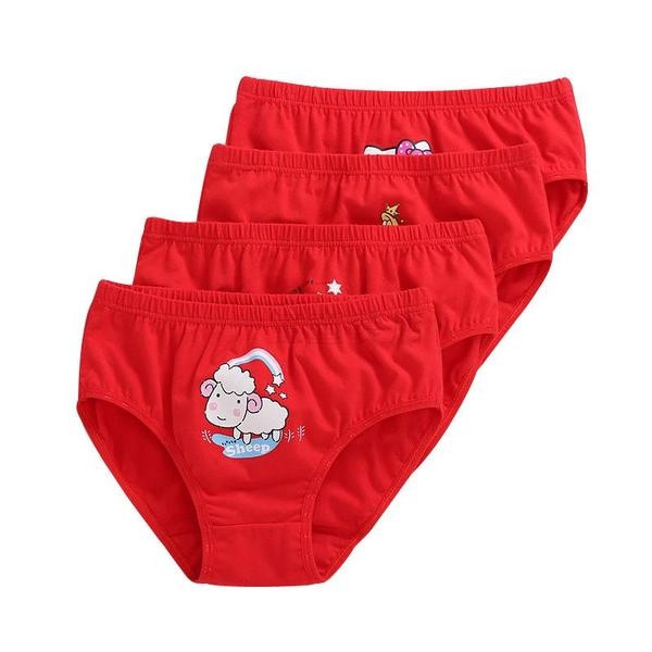 Παιδικά εσώρουχα για κορίτσια από 4 κομμάτια με κινούμενα σχέδια - δύο μοντέλα