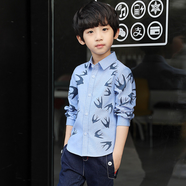 Κομψό παιδικό πουκάμισο για αγόρια, κατάλληλο για περίσταση με μαλακή εφαρμογή σε τρία χρώματα