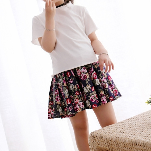 Fusta eleganta pentru copii pentru fete - mai multe modele