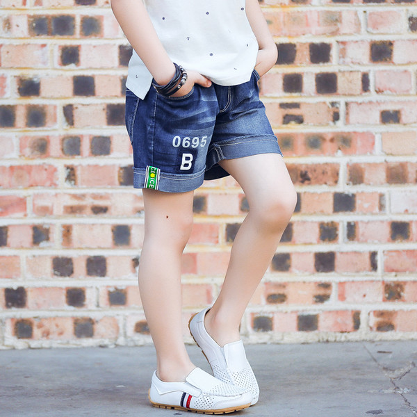 Pantaloni scurți casual din denim pentru copii pentru băieți