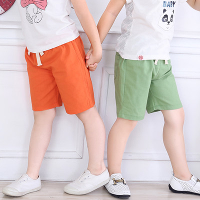 Children`s unisex shorts in different colors, suitable for everyday use