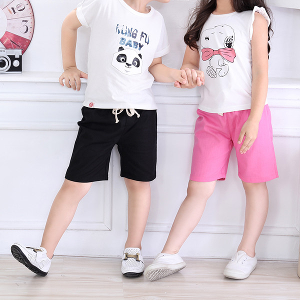 Gyermek unisex rövidnadrág különböző színekben, mindennapi használatra