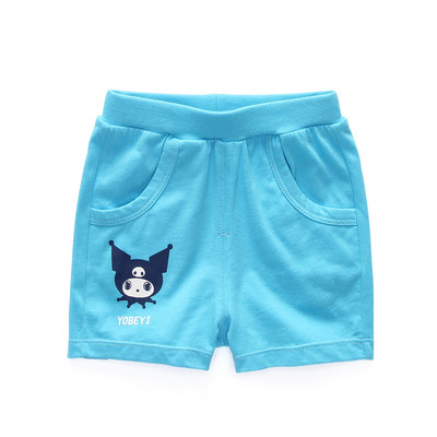 Pantaloni scurți pentru băieți în culori proaspete de vară cu imprimeu