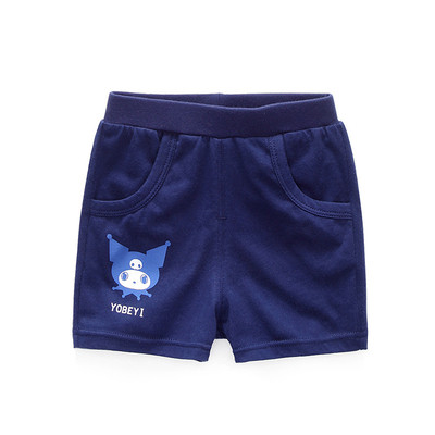 Pantaloni scurți pentru băieți în culori proaspete de vară cu imprimeu