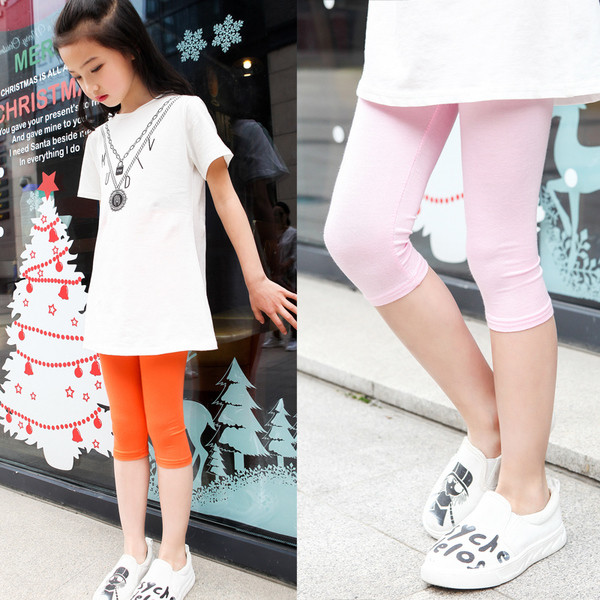 Παιδικό κολάν με  7/8  μήκος για κορίτσια σε διάφορα χρώματα