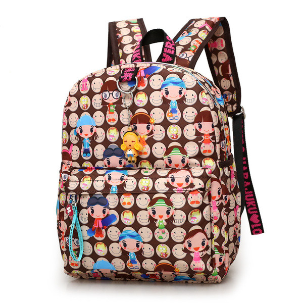 Σχολικό σακίδιο για κορίτσια με εφαρμογές - διάφορα χρώματα