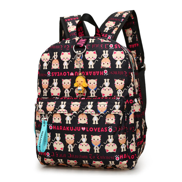 Σχολικό σακίδιο για κορίτσια με εφαρμογές - διάφορα χρώματα