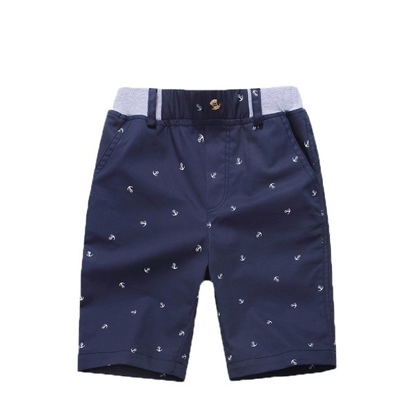 Pantaloni la moda pentru copii pana la genunchi pentru baieti in mai multe culori