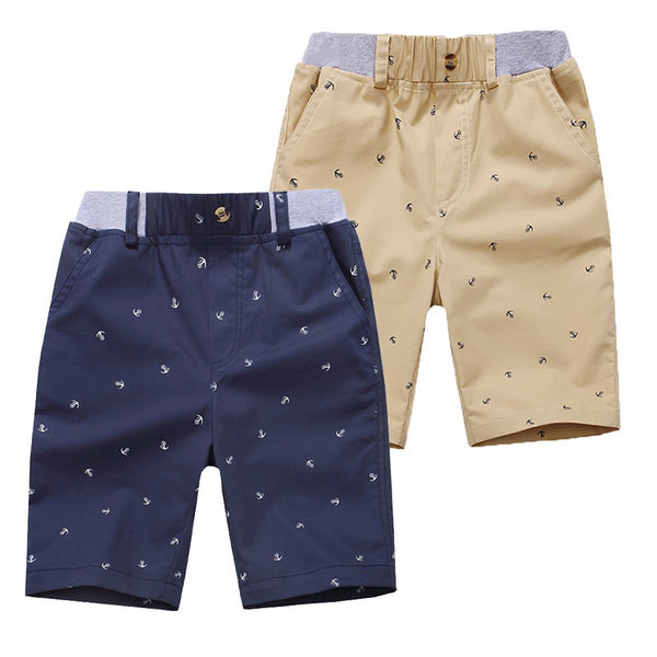 Pantaloni la moda pentru copii pana la genunchi pentru baieti in mai multe culori