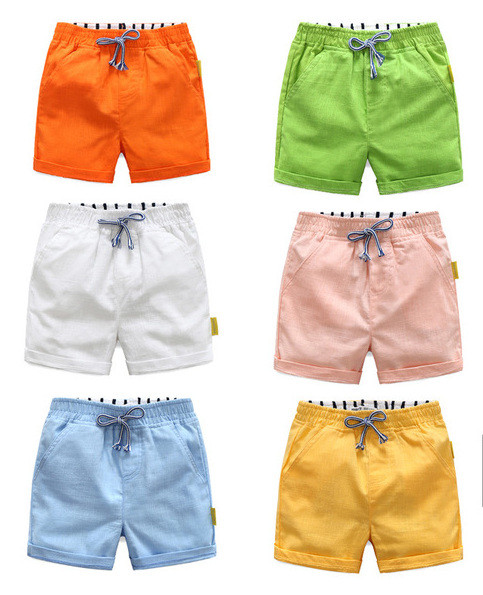 Πολύχρωμα παιδικά παντελόνια για αγόρια με τσέπες και κορδόνια