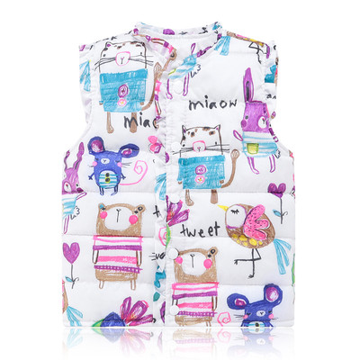 Vesta pentru copii in diferite culori si imprimeuri potrivita pentru fete si baieti