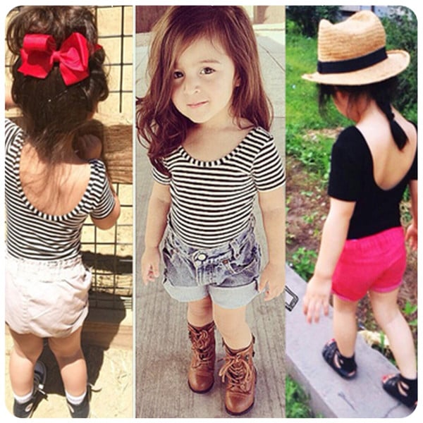 Παιδικό μπλουζάκι για  κορίτσια σε δύο χρώματα