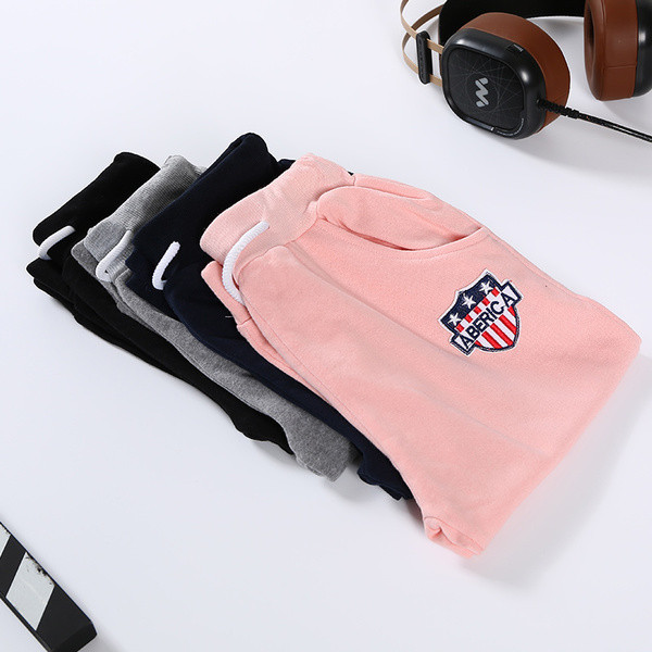 Pantaloni casual copii 3/4 pentru fete in mai multe culori