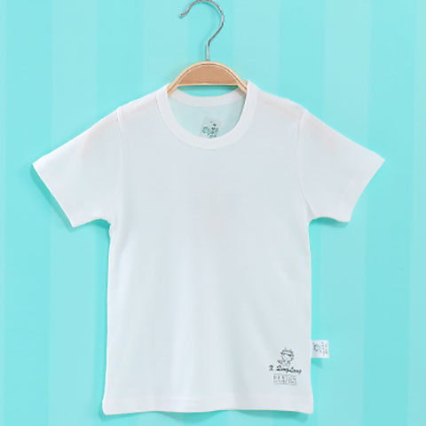 Tricou pentru copii cu maneca scurta si imprimeu in diferite culori potrivit pentru fete si baieti