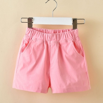 Детски сладки панталони за момичета в свежи летни цветове в два модела
