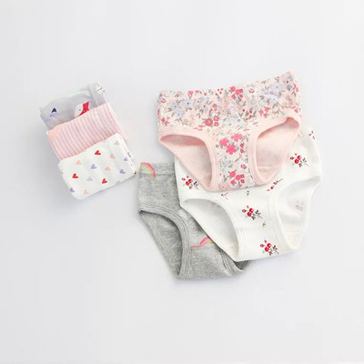Children`s underwear for girls set of three pieces, in different models