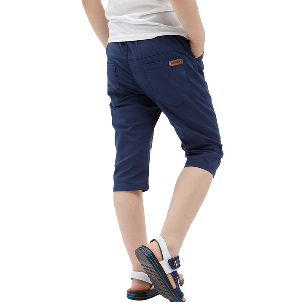 Pantaloni sport-eleganti pentru baieti cu lungime 3/4