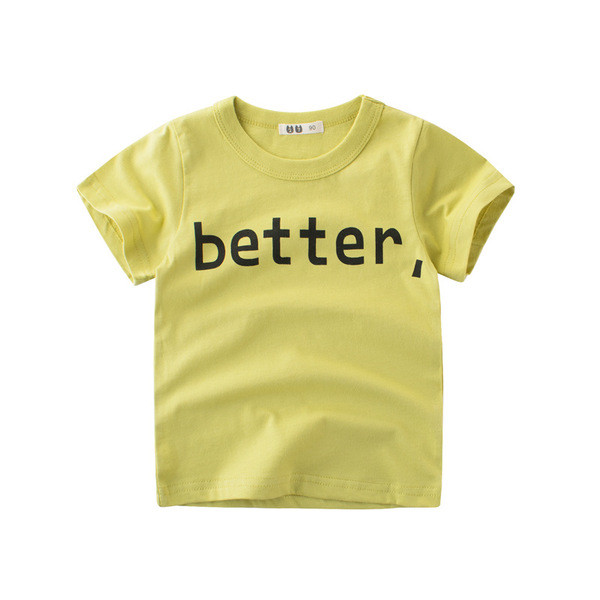 Tricou de vara in diferite culori cu inscriptie pentru baieti