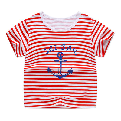 Tricou pentru copii cu mâneci scurte în diferite culori pentru fete și băieți cu animație și inscripție