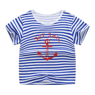 Tricou pentru copii cu mâneci scurte în diferite culori pentru fete și băieți cu animație și inscripție