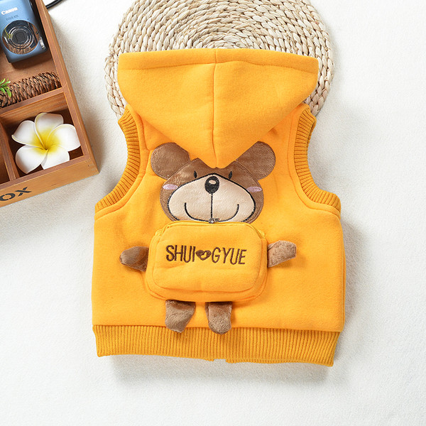 Vesta pentru copii pentru fete si baieti in mai multe culori cu decor 3D