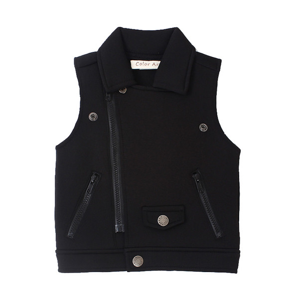 Vesta pentru copii sport-eleganta pentru baieti cu buzunare si nasturi