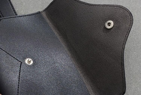 Mini geantă simplă de damă în talie maro și negru