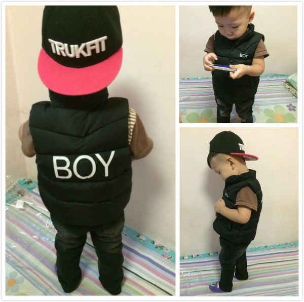 Vesta pentru copii pentru baieti in doua culori