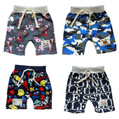 Детски къси панталони за момчета с различна щампа