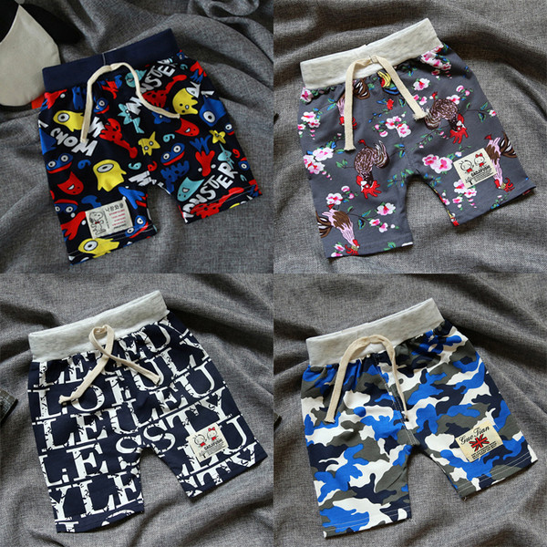 Детски къси панталони за момчета с различна щампа