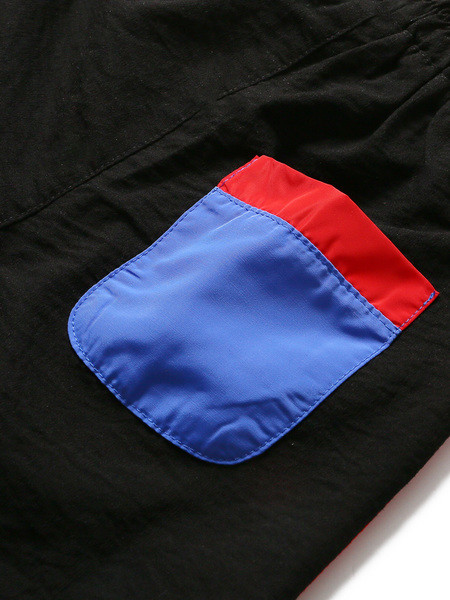 Pantaloni scurți 3/4 model lat cu decor panglică colorată pentru băieți