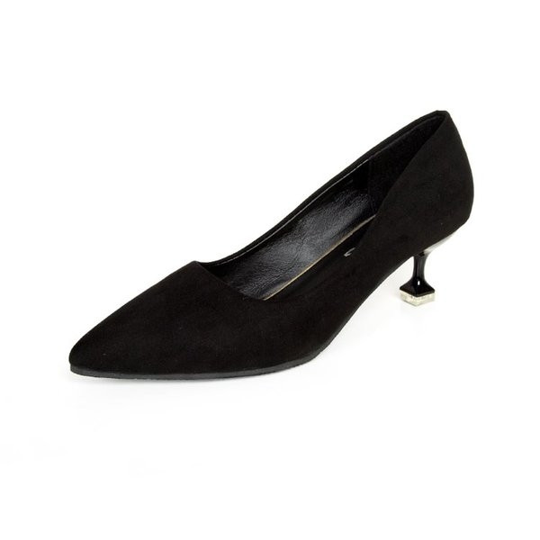 Pantofi eleganti de dama cu toc subtire in negru - trei modele